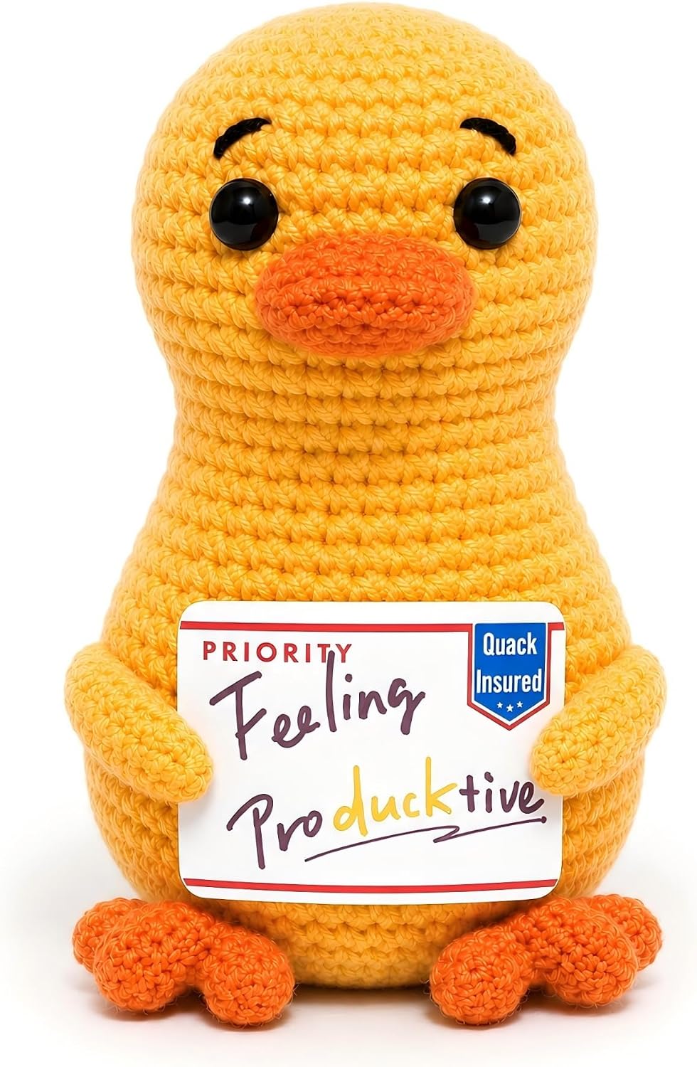 Coworker Gifts for Women, Funny Gifts for Women, Crochet Duck Decor