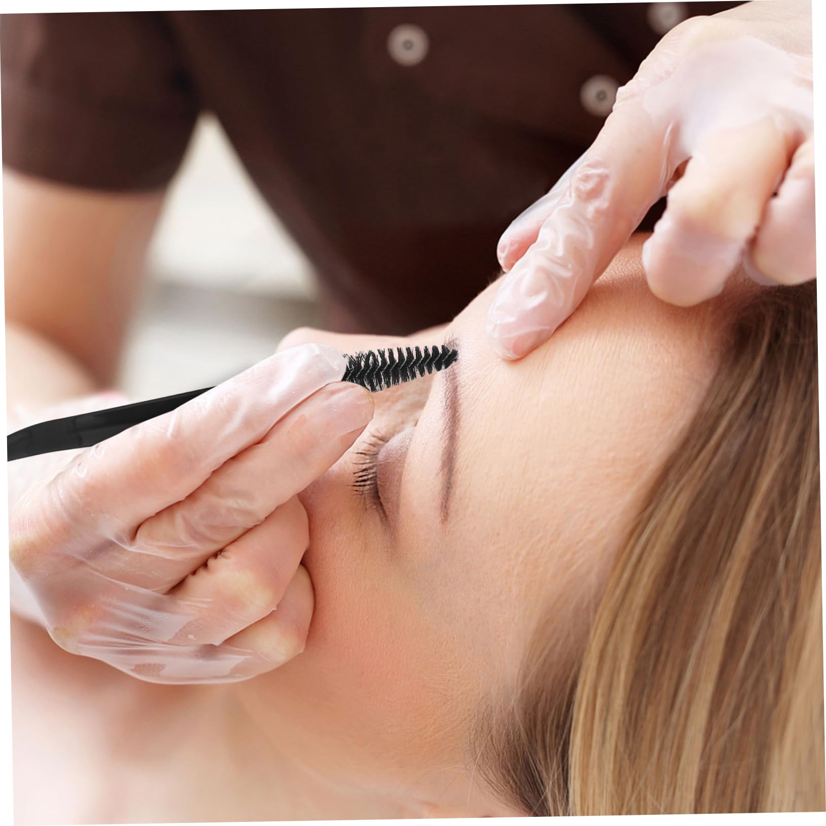 TOVINANNA Double-ended Eyebrow Lash Brush 10pcs Set Makeup Tool Dense Lash Comb for Easy Operation and Portable Design