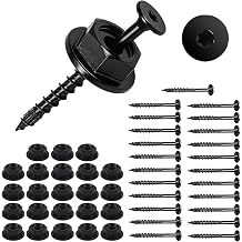 24 Pcs 0.220-Inch x 3.5-Inch Outdoor Accents Structural Wood Screw Kit