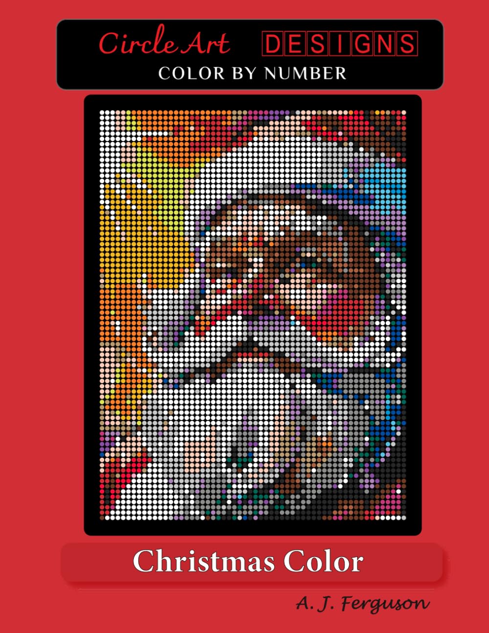 Christmas Color Color by Number book - Standard paper