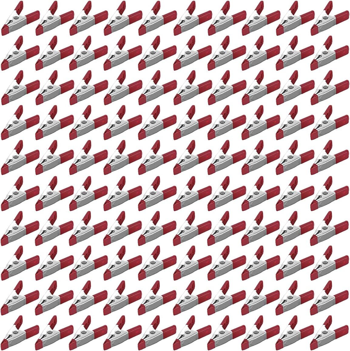 Lot of 100 2 inch Spring Metal Clamps - Wholesale by MegaDeal