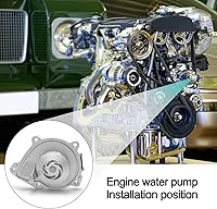 Vista 6 de Bomba de agua AW6244 con junta para (solo motor L4 de 1.6L) Mini Cooper 2007-2015/Cooper Countryman 2011-2016/Cooper Paceman 2013-2016