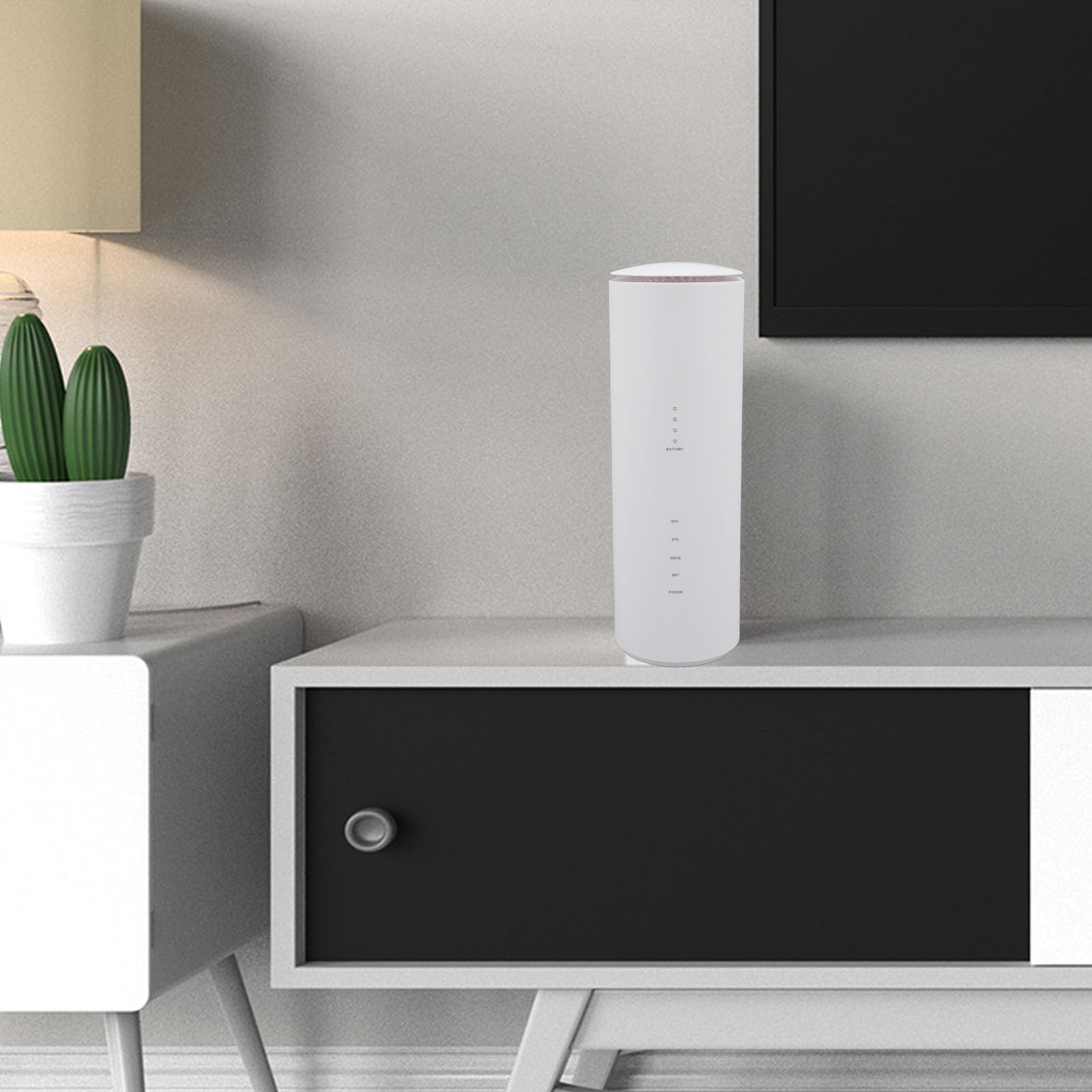 WiFi 6 Dual Band, 8 Antenne Ad Alto Guadagno, Router Scheda SIM CPE 5G, 1201 Mbps, 574 Mbps, per Casa, Ufficio, Viaggi in (Spina europea)