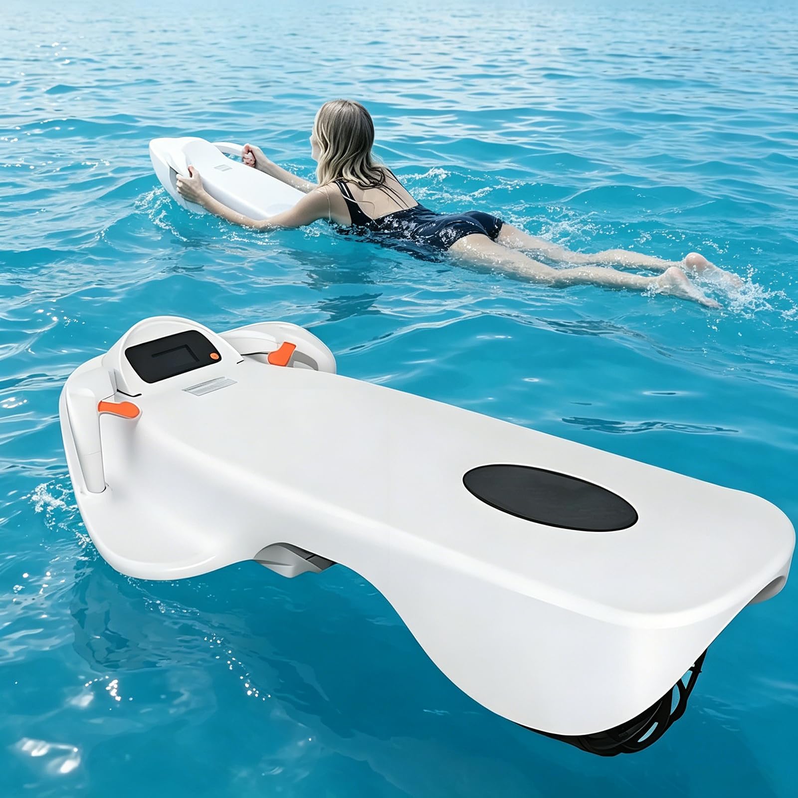 Super Wakeboard, Tabla de Surf Motorizada para Adulto, Tabla de Hidroala, Scooter Submarino, Tabla de Bodyboard Motorizada, Diversión Duradera, Rendimiento de Autonomía: 60 Min- 120 Min