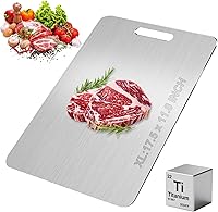 Vista 12 de Tabla de corte de titanio Katuchef, 2026 Nueva 100% Titanio Puro Tablas de cortar para cocina, Titan Cut Pro Tabla de cortar de doble cara,