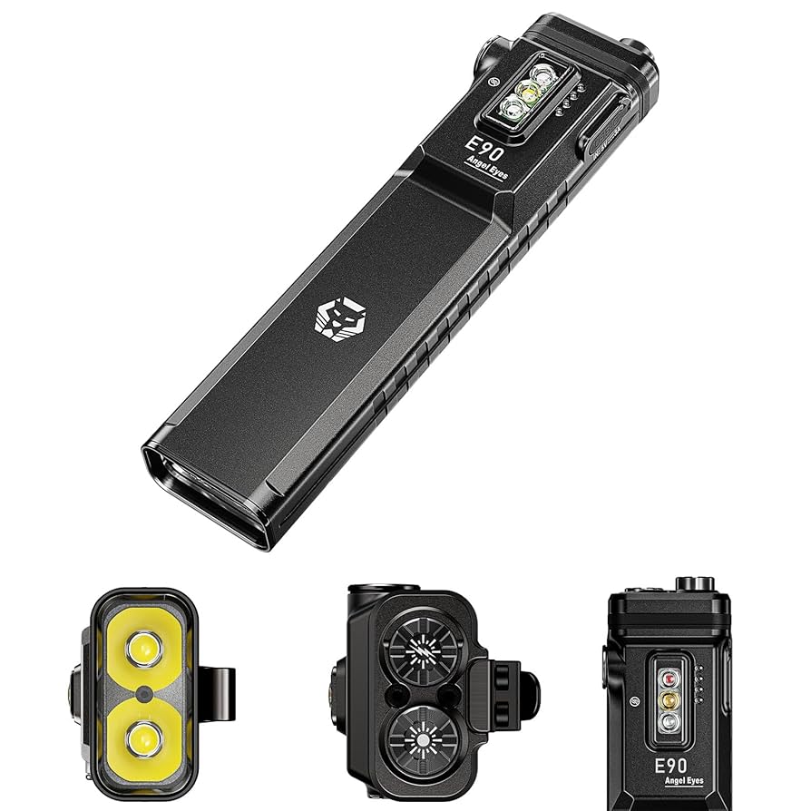 Amazon.co.jp: RovyVon E90 USB-C 充電式 EDC 懐中電灯 3500