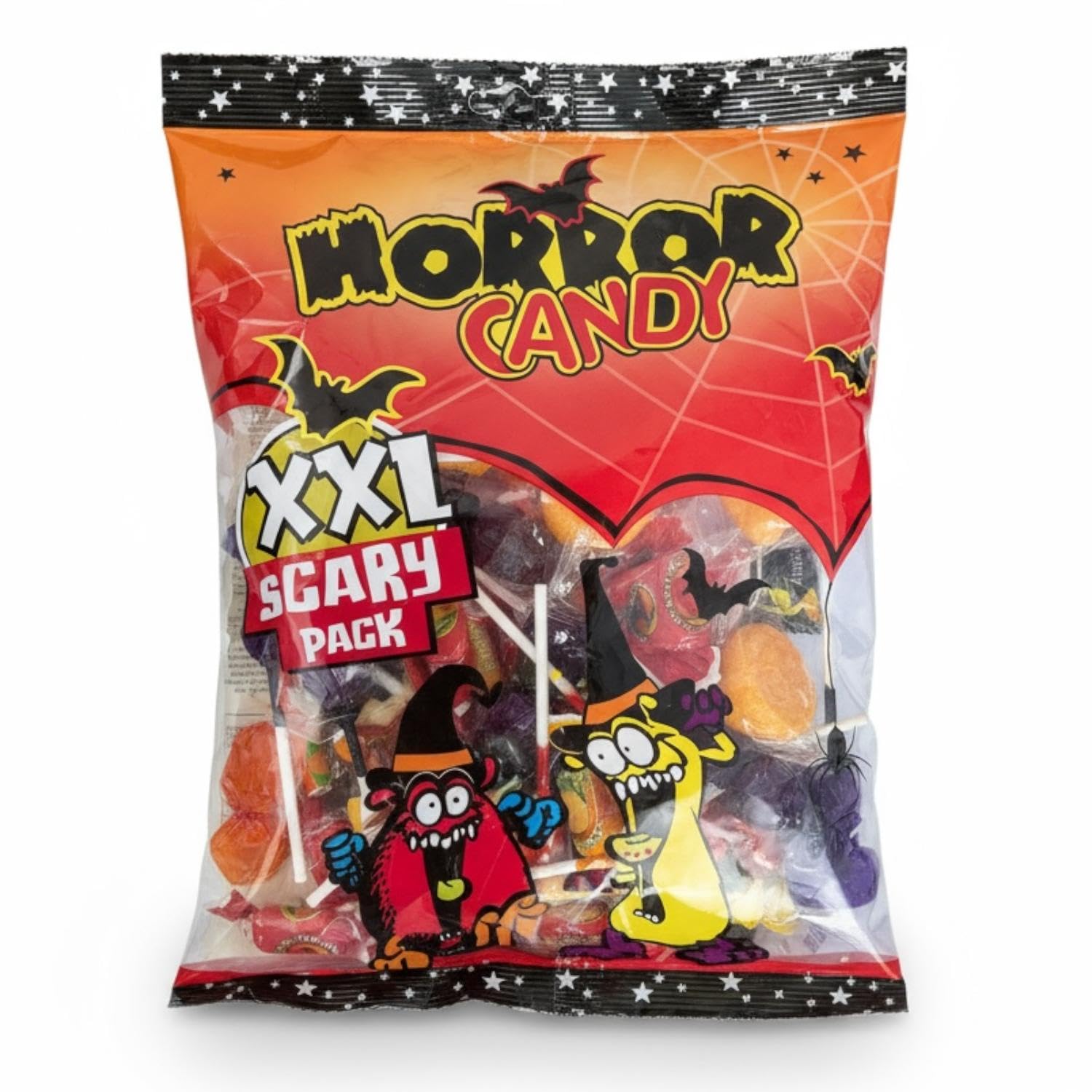 OYOY | 12x 450g Halloween Horror Süßigkeiten Mix | Große Vorratspackung Bonbons & Lollies einzeln verpackt | Perfekt für Halloween Deko Mitgebsel & Trick or Treat