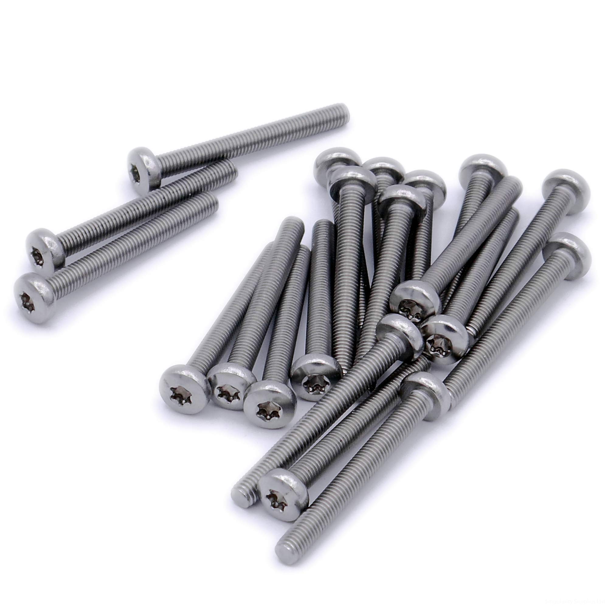 Singularity Supplies M8 (8Mm X 25Mm) Tx Pan Machine Screw (Bolt) - Stainless Steel (A2) (Pack Of 10)