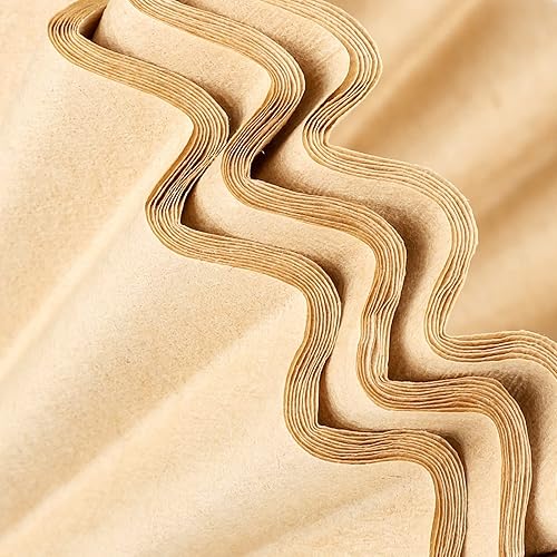 Miniatura 4 de EUSOAR Filtros de café sin blanquear de 1 a 2 tazas, paquete de 50 filtros de café desechables de papel marrón natural, compatible con cafeteras de