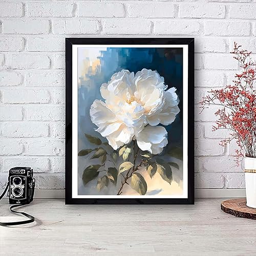 Miniatura 3 de DOTZSO Kit de pintura de diamantes de imitación 5D DIY por números para decoración artística de pared, taladro completo con diamantes de imitación,