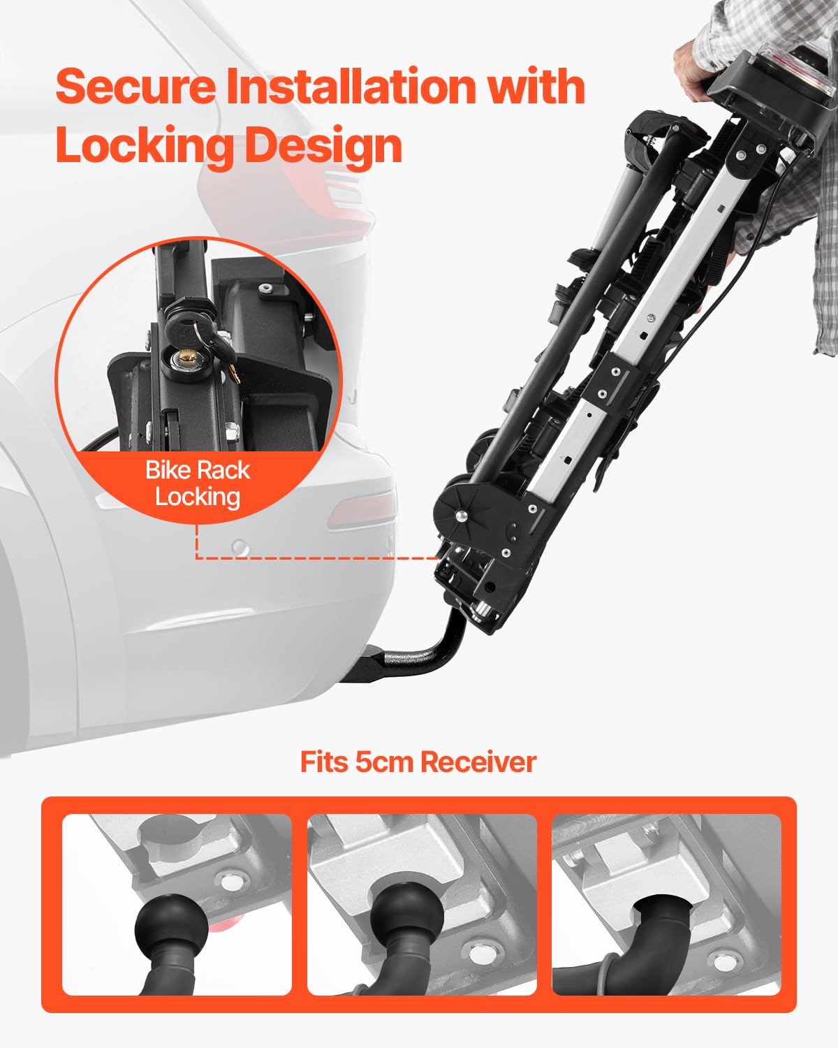 VEVOR Support De Rangement Pour Vélo, 6 Porte-vélos Et 3 Crochets