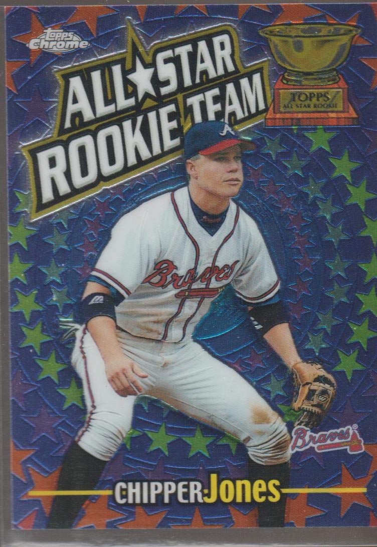 Amazon.com: 2000 Topps Chrome Chipper Jones Braves All Star Rookie Team  Insert Baseball Card #RT3 : Collectibles & Fine Art