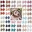 CLLOT Hair Clips for Girls - 42PCS Fully Lined Hair Bows Alligator Clips for Toddlers, Infants, Kids, 21 Color Pairs
