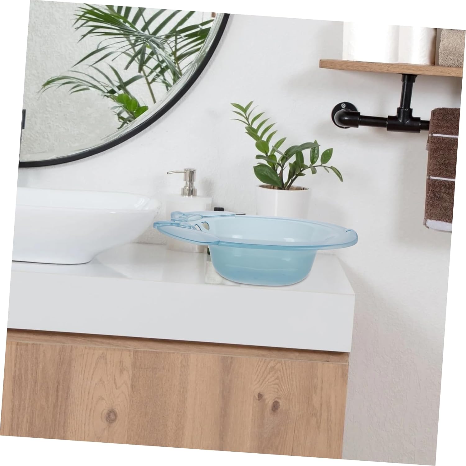 Unomor Sitz Bath Basin for Postpartum Care Comfortable Plastic Hip Bath for Pregnant Women and Seniors for Toilet Use Easy to Clean Reusable