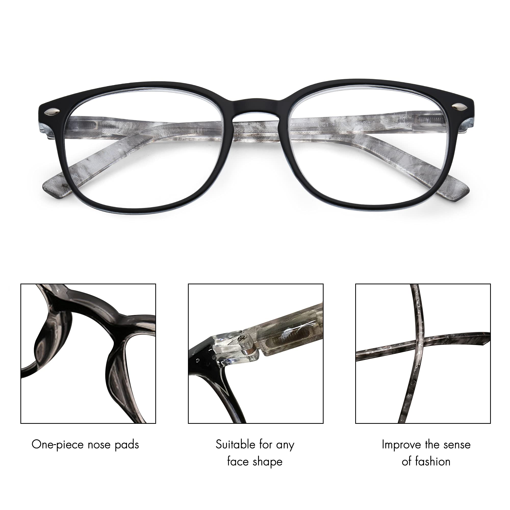 JM Gafas de Presbicia y Lectura. Cómodas y Duraderas con un Diseño Único. Para Mujer. [Pack 4 Unidades] - 4