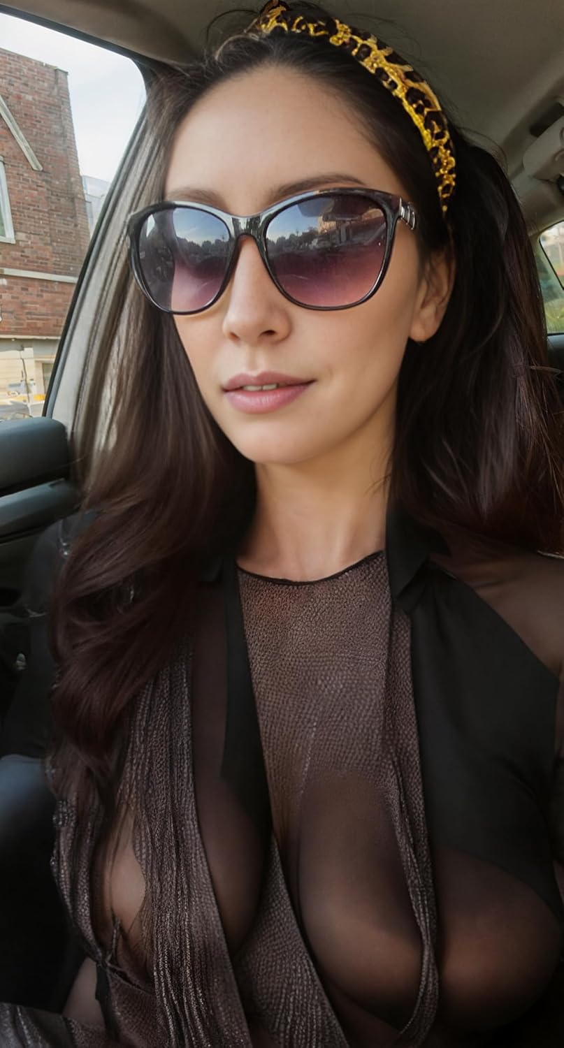 The Fresh Women's Oversized Square Jackie O Cat Eye Hybrid Butterfly Fashion Sunglasses - Exquisite Packaging - Image 4