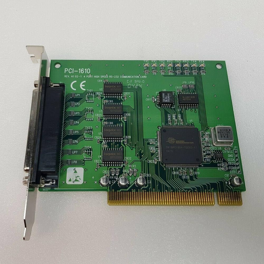 PCI-1610 for REV.A1 02-1 4 Port High Speed RS-232 PCI Communication Card Surge Protection