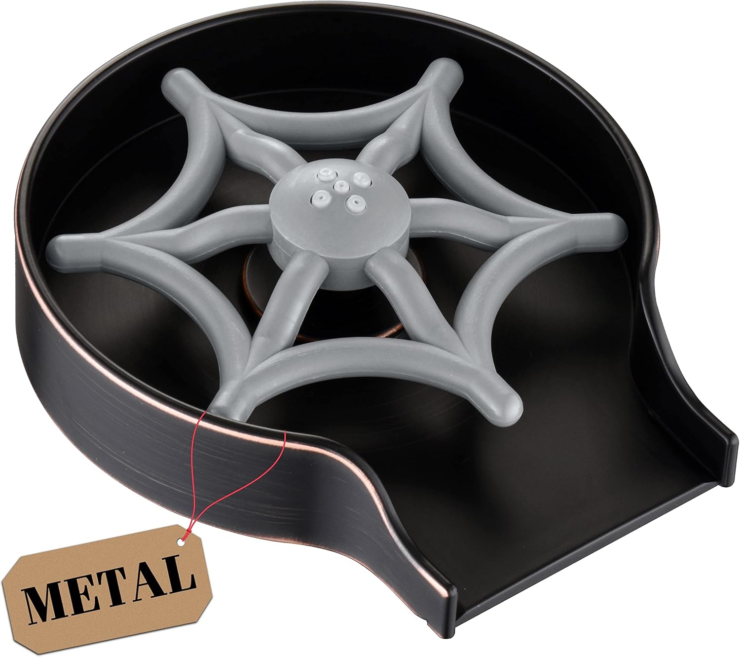 Metal Glass Rinser for Kitchen Sink Cup Washer, Glass Washer for Sink, Glass Cup Cleaner Sink