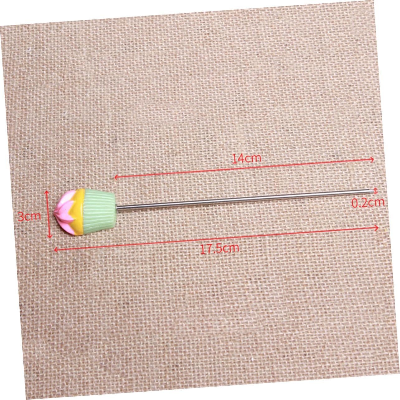 Zerodeko Stainless Steel Needle Baking Probe for Muffins Bread and Pastries Green Testing Tool for Baked Treats