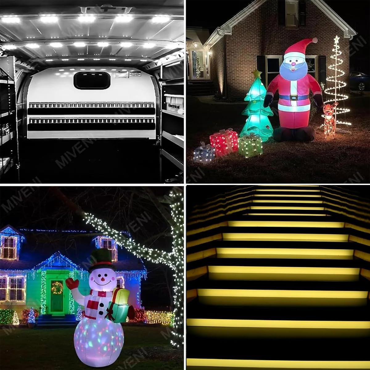 100 pcs LED Module 12V Replacement Lights for Inflatables IP65 Waterproof LED Strip Lighting for Storefront Decorative Sign Advertising
