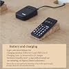 Punkt. MP02 New Generation 4G LTE Dumb Phone, Minimalist Mobile Phone, Unlocked, Nano-SIM, WiFi Hotspot,2GB RAM+16GB Storage, 1280 mAh Battery - Black