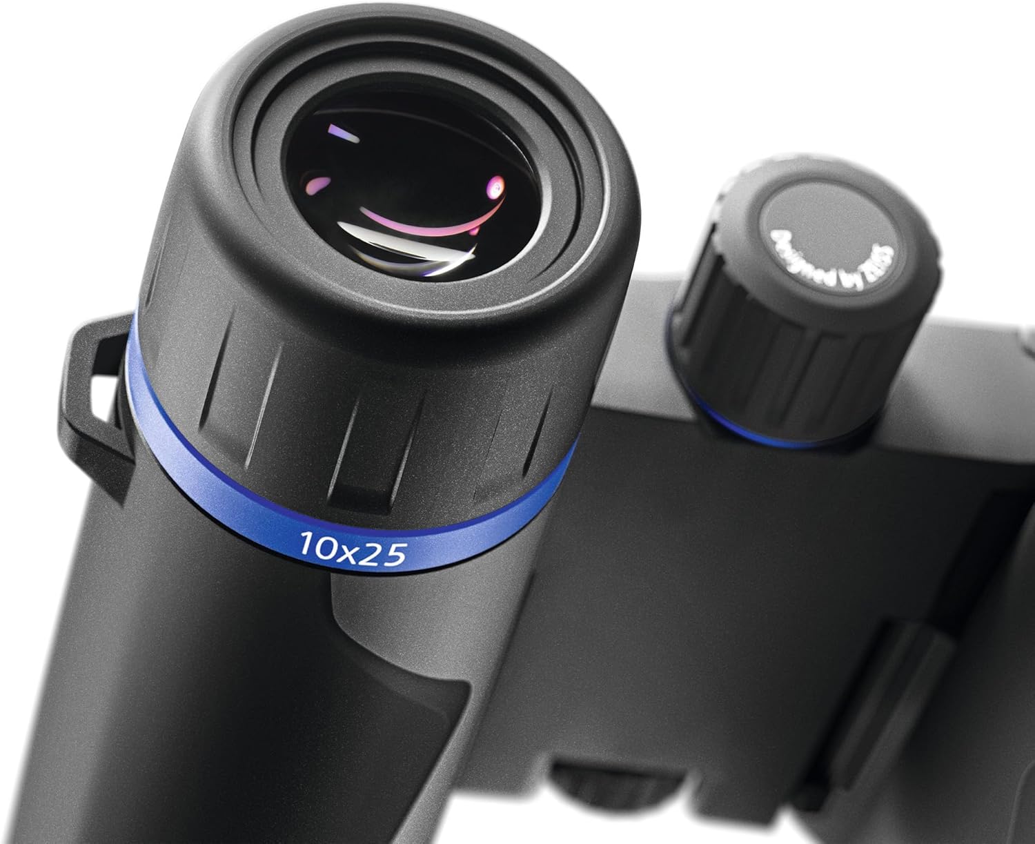 Zeiss Terra ED 10x25 Pocket Binoculars (Black) Bundle with Zeiss Spray and Microfiber Lens Care Kit (2 Items)