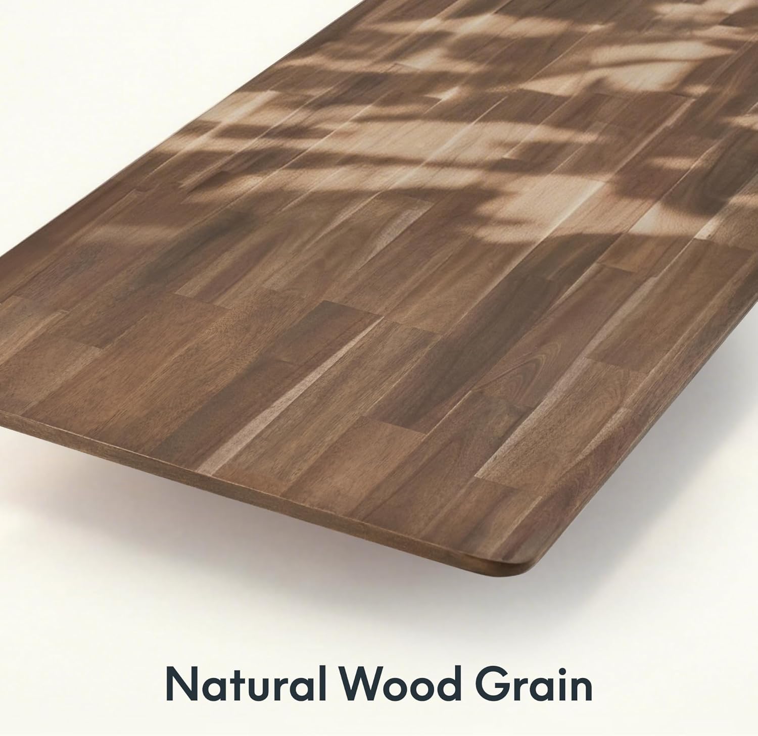 FLEXISPOT E6 MAX Woodix Acacia Solid Wood 72x30 Inch Dual Motor Heavy Duty Standing Desk, 330lbs Capacity, 3-Stage Height Adjustable Desk w/Cable Management & Wheels(Walnut Acacia Wood + Black Frame)