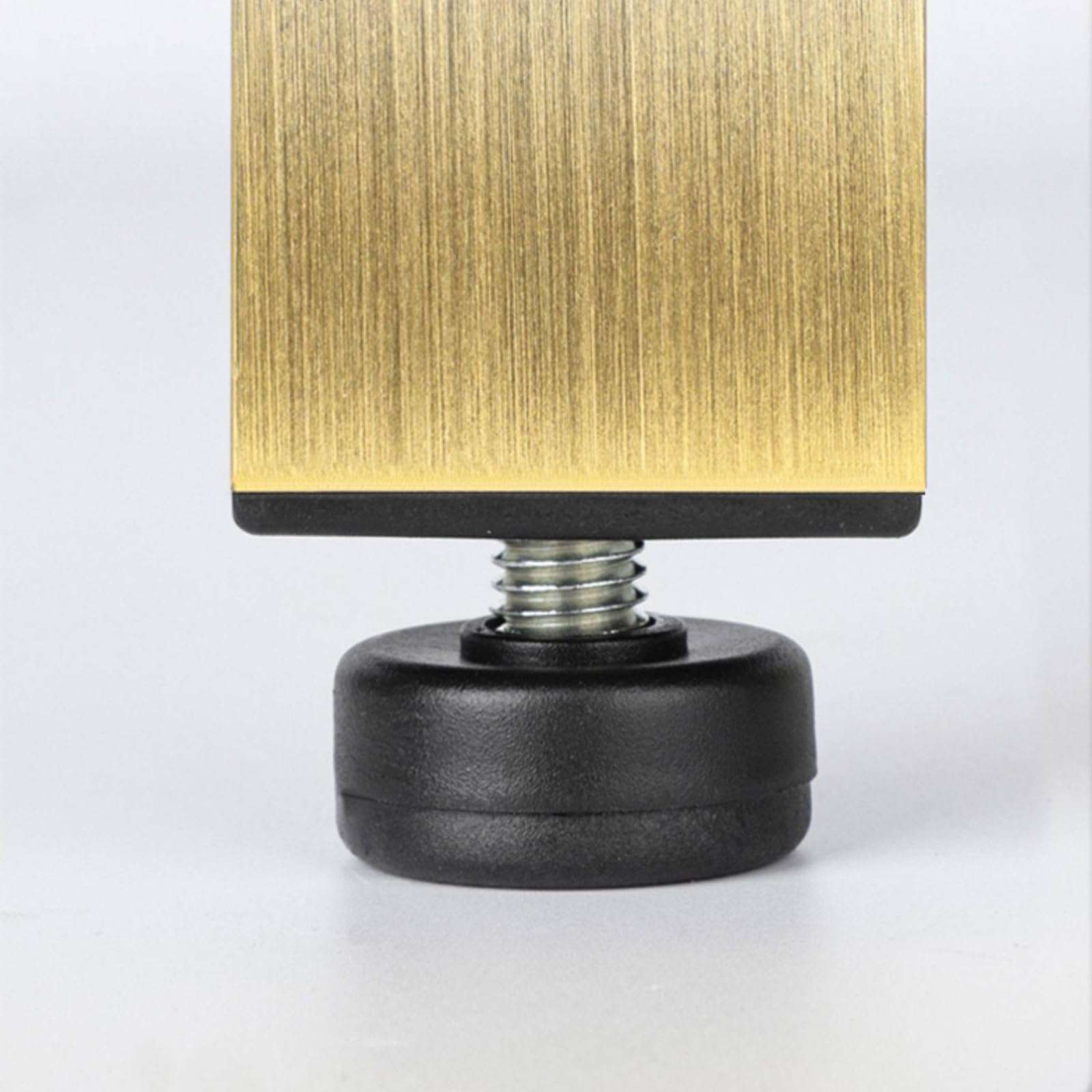 Patas de Muebles Dorada, 4 Piezas Patas para Mesas Regulables Pies Sofá Dorado para Armario Aleación de Aluminio | Anodizada Pata Cama Altura Opcional: 6-40cm Pies Gabinete 40cm/15.8"