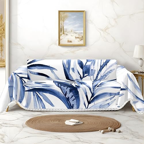 Vista 74 de Funda de sofá con estampado de margaritas, fundas de sofá resistentes a las manchas, protector universal de muebles