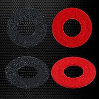 Vista 4 de Ampper Calzas de terminal de poste de batería de 10 piezas, tapas de terminal de plomo con arandelas de 12 piezas para reparación de extremos