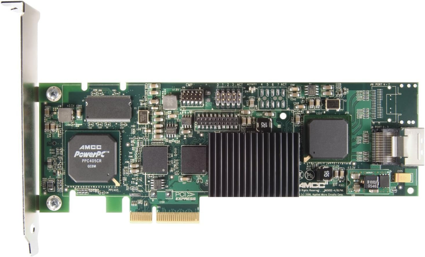 3Ware 9650SE-4LPML Low Profile 4 Port Internal SATA II Hardware RAID Controller Card, Kit, 3 Year Warranty