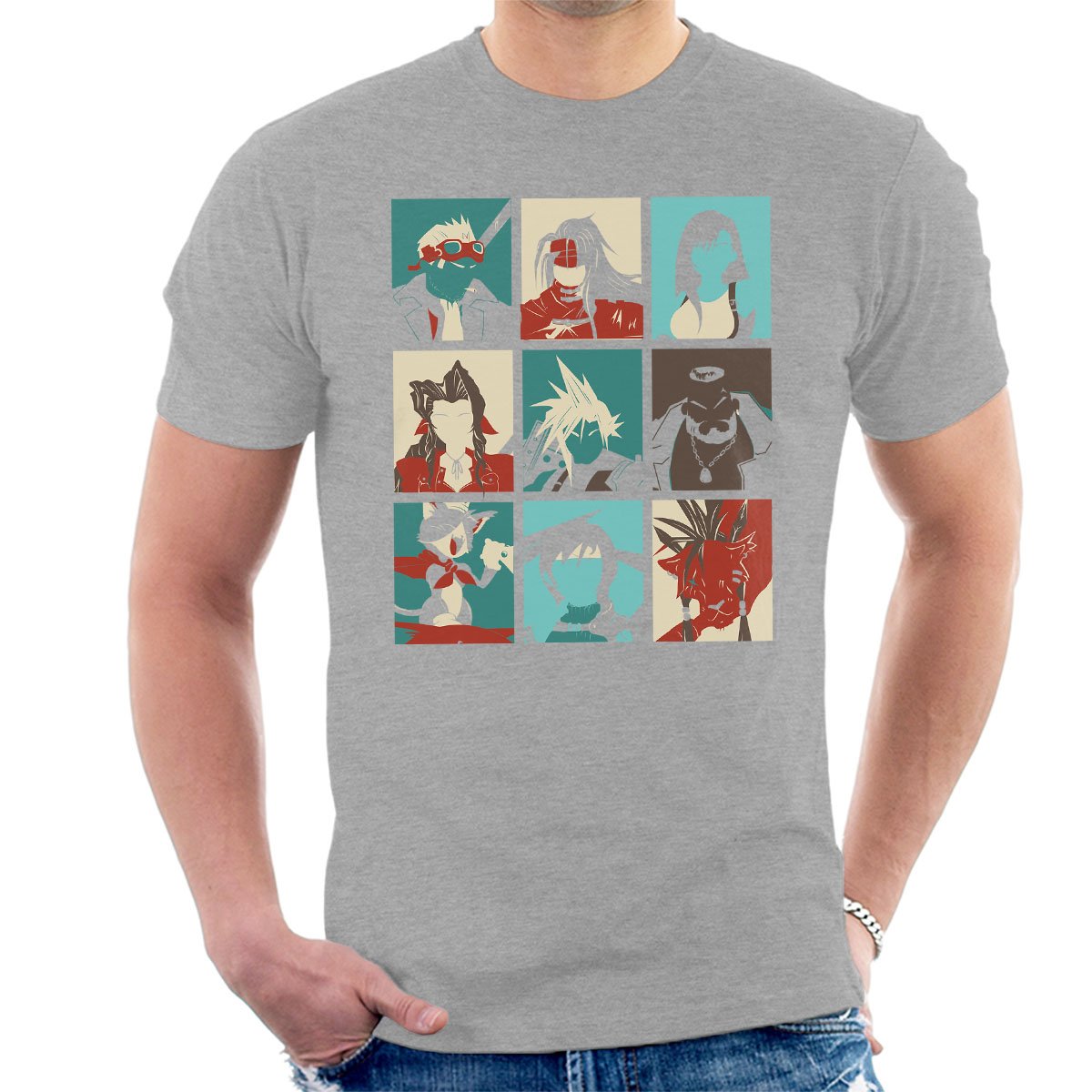 Final Fantasy 7 Pop Art Men's T-Shirt