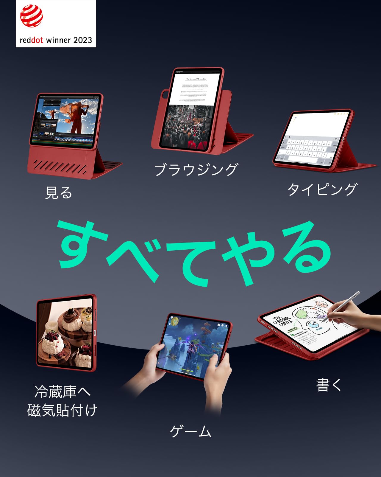 Amazon.co.jp: ESR iPad Air 13インチ ケース (M4/M3/M2、2026/2025