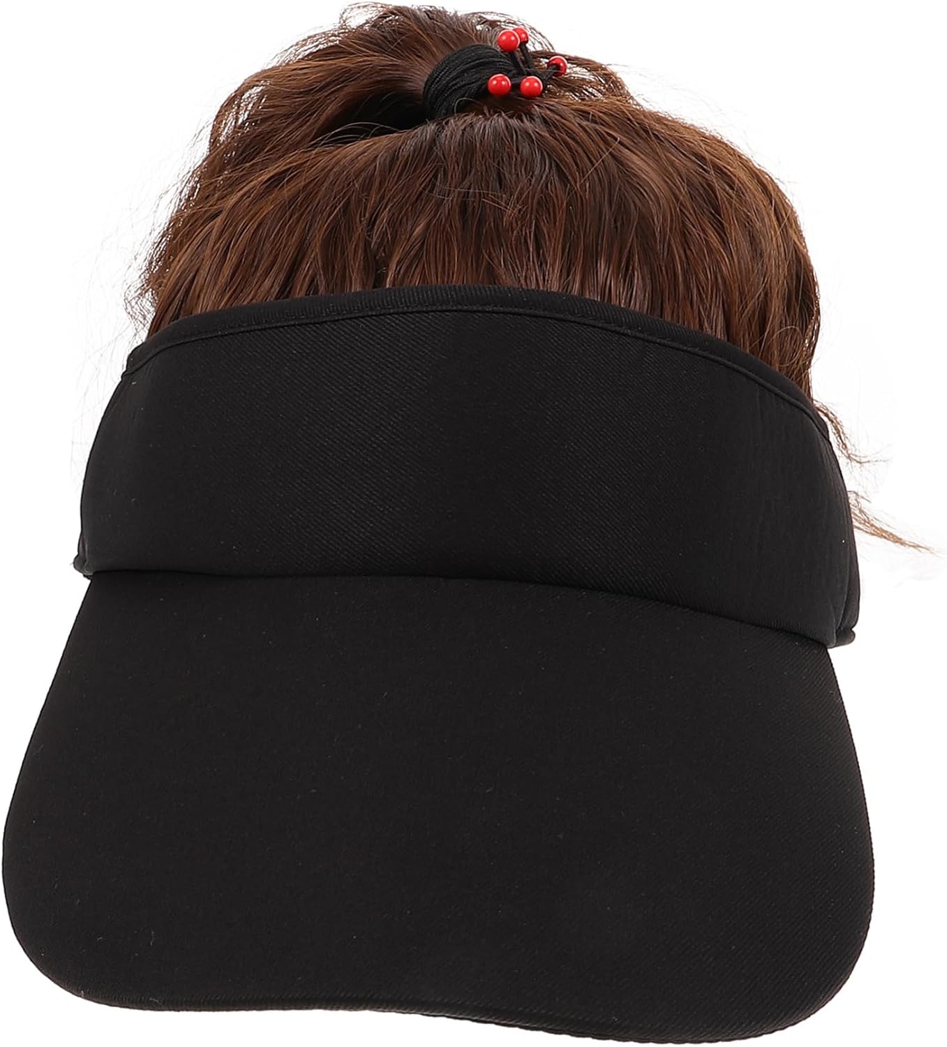 Women Baseball Cap Wig Cap for Sports Outdoor Golf Hat Stylish and Comfortable Fits Black
