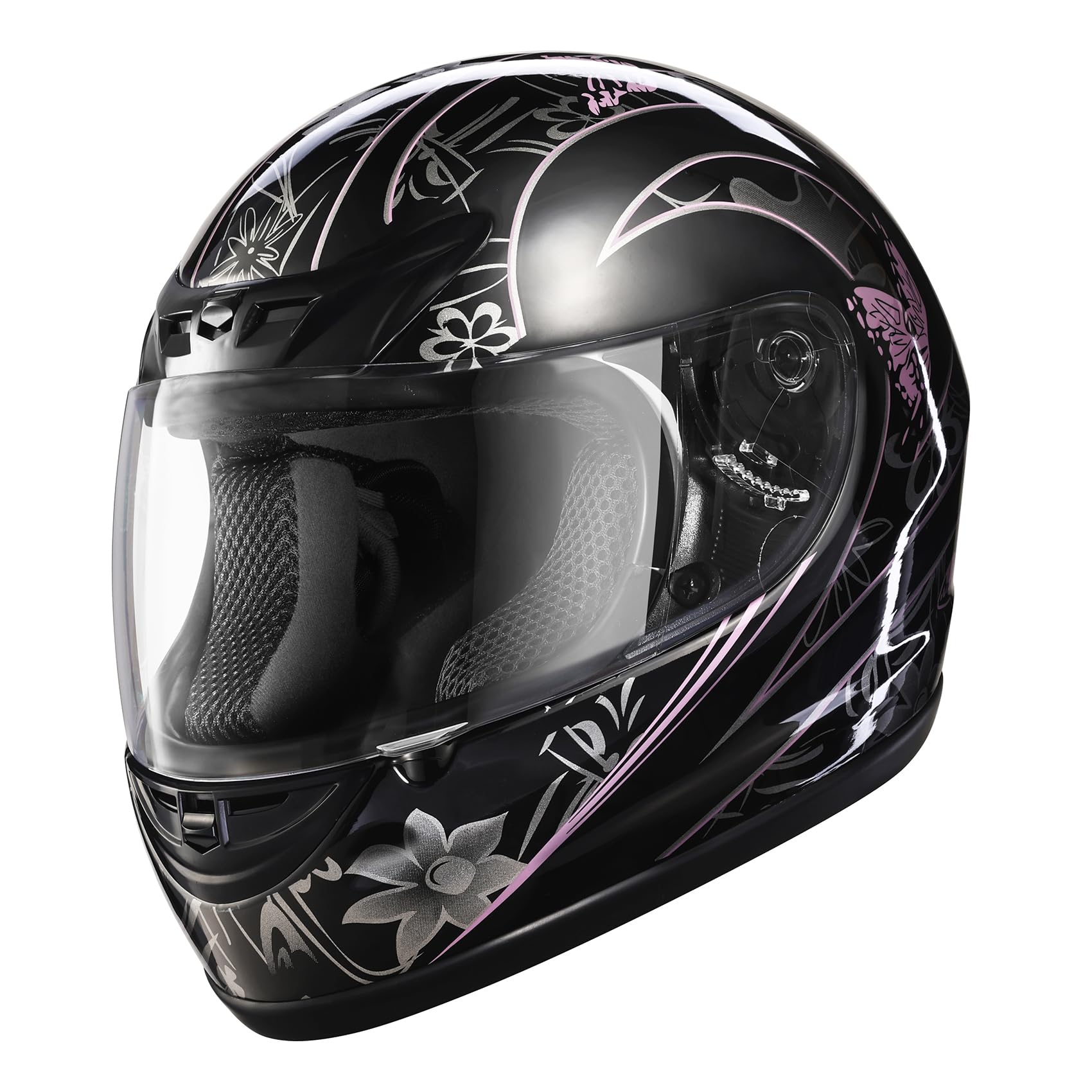 Amazon.com: TCMT Size-S Full Face Motorcycle Helmet for Adults Men Women,  Lightweight Polycarbonate Street Bike Dirt Bike Helmet with Anti-Scratch  Mirror Shield and Removable Liner, DOT Approved : Automotive