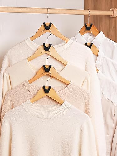 Miniatura 9 de SMARTOR Perchas que ahorran espacio, ahorran espacio como organizador de perchas, perchas de armario ahorran espacio para conector de colgador de