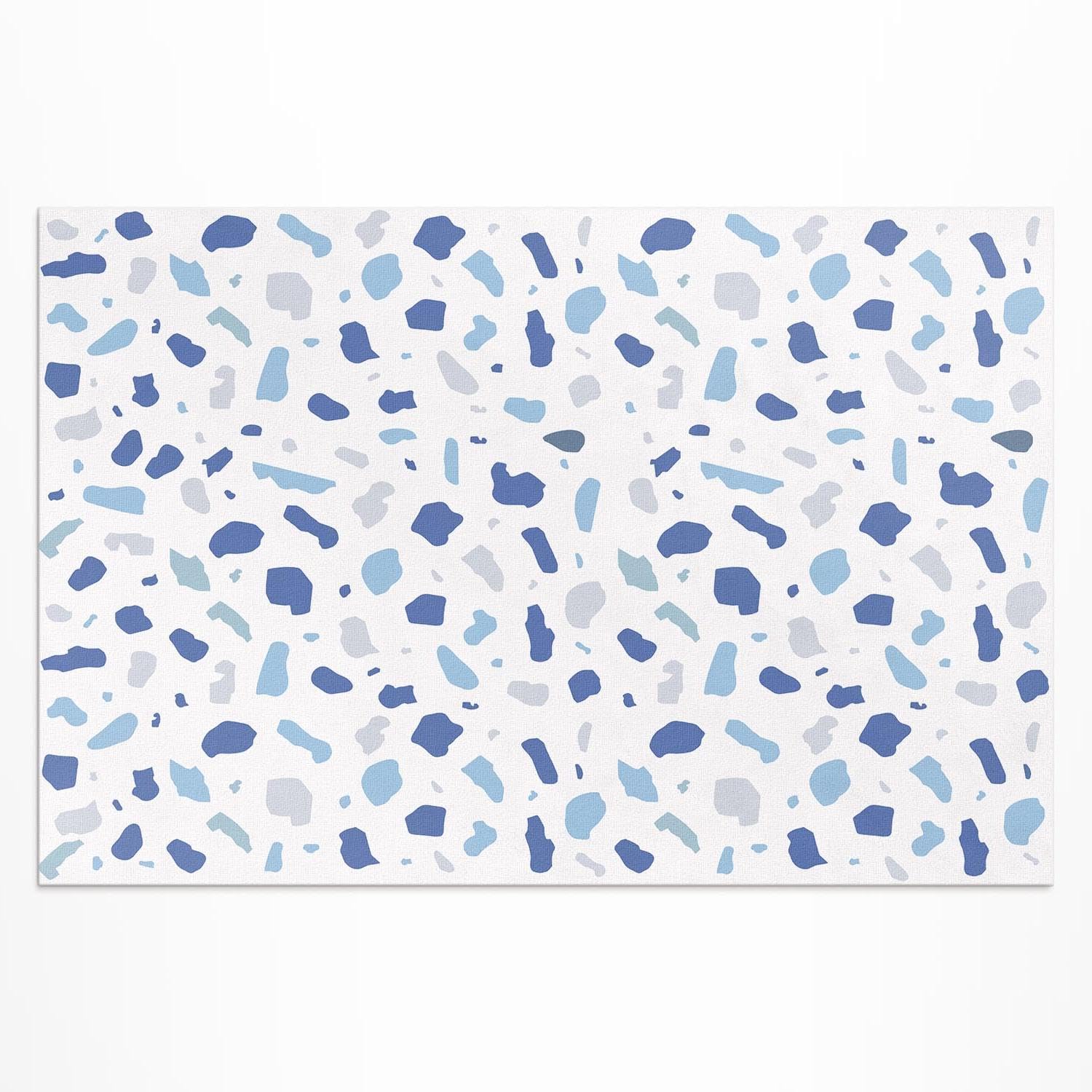 Tapis de terrasse extérieur PVC 150x225 cm imperméable et résistant UV