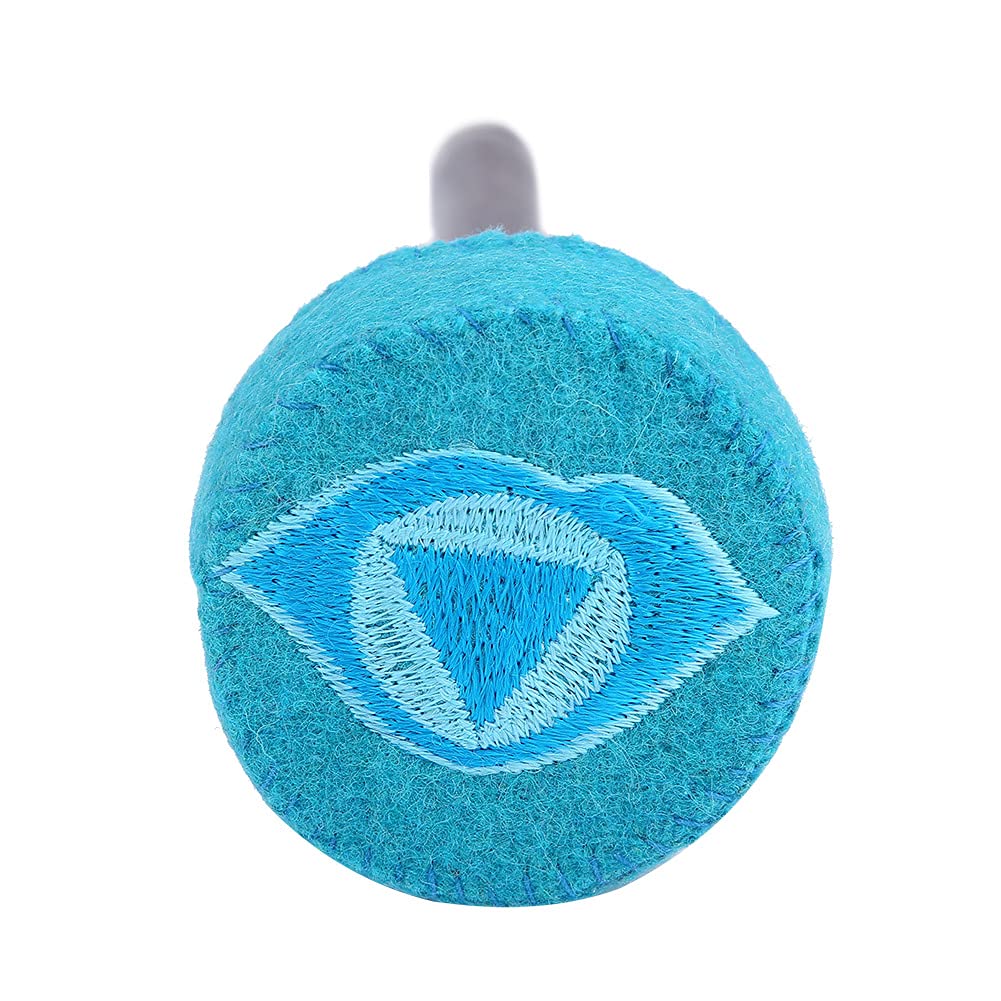 Maillet pour Bol Chantant Tibétain, Fabriqué à La Main, Bois Dur avec Feutre, Bleu Clair, Fournitures Bouddhistes