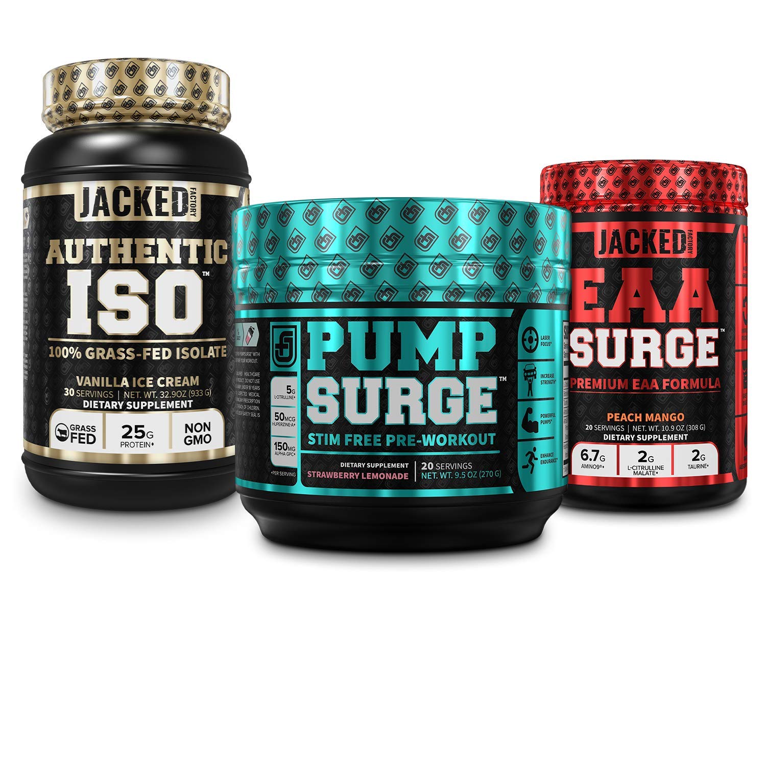 Buy PUMPSURGE Caffeine Free Pre Workout Supplement, EAA Surge Premium