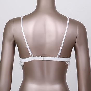 Amazon | [Alvivi] 女性 シースルー ブラ 調節可能 ブラトップス