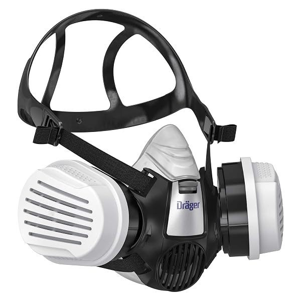 Draeger X-plore 3300 Atemschutzmaske inkl. ABEK1 Hg P3 Kombi-Filter (Halbmaske) Atemschutzmaske