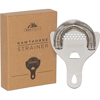 Hawthorne Cocktail Strainer - Stainless Steel Strainer for Professional Bartenders and Mixologists