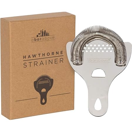 Hawthorne Cocktail Strainer - Stainless Steel Strainer for Professional Bartenders and Mixologists