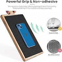 Vista 3 de BAGAIL Drawer and Shelf Liner, 12 in X 10 Ft Non-Adhesive Shelf Liners for Kitchen Cabinets, Thick Strong Grip Liners for Desk, Shelves, Bathroom