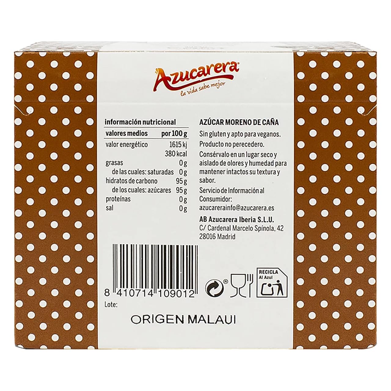 Brauner Zucker 50 Zuckersticks Fairtrade spanische 300 g. 3er Pack