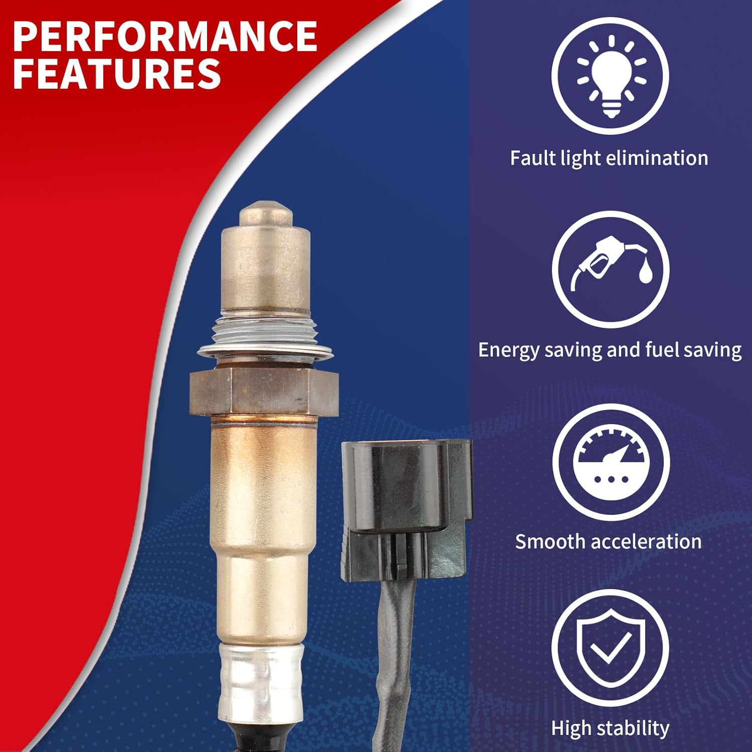 234-4851 Oxygen O2 Sensor Upstream and Downstream Heated Air Fuel Ratio Compatible with Hyundai Accent Elantra Tiburon Tucson Kia Rio Spectra Replace 39210-23950 39210-26620