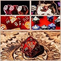 Vista 4 de Molde de resina de dados poliédricos grandes, 2 estilos con números de letra, molde de silicona para manualidades de resina epoxi, decoración