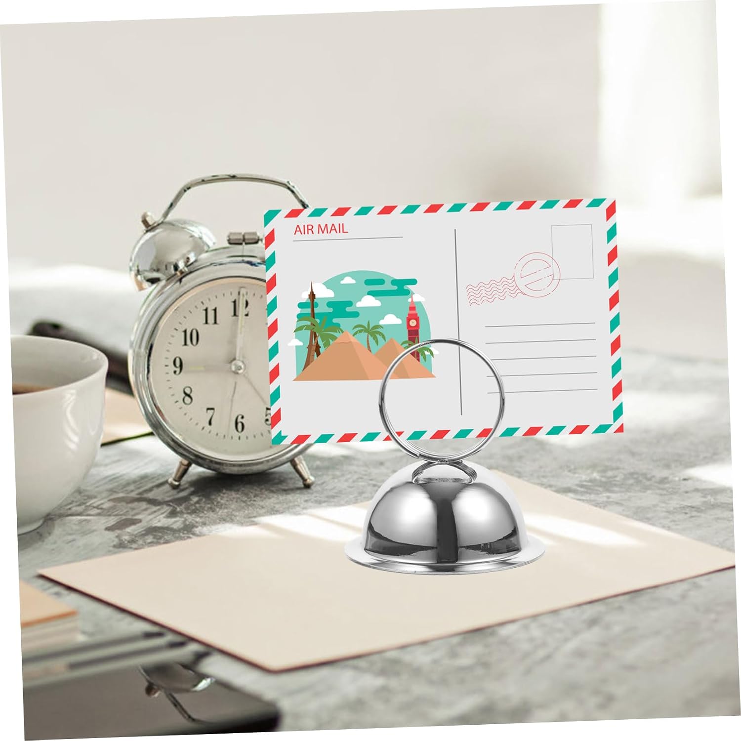 Cabilock Place Card Holder Table Number Clip Creative Memo Photo Stand for Weddings Events Home Decor Design for Cards Pictures