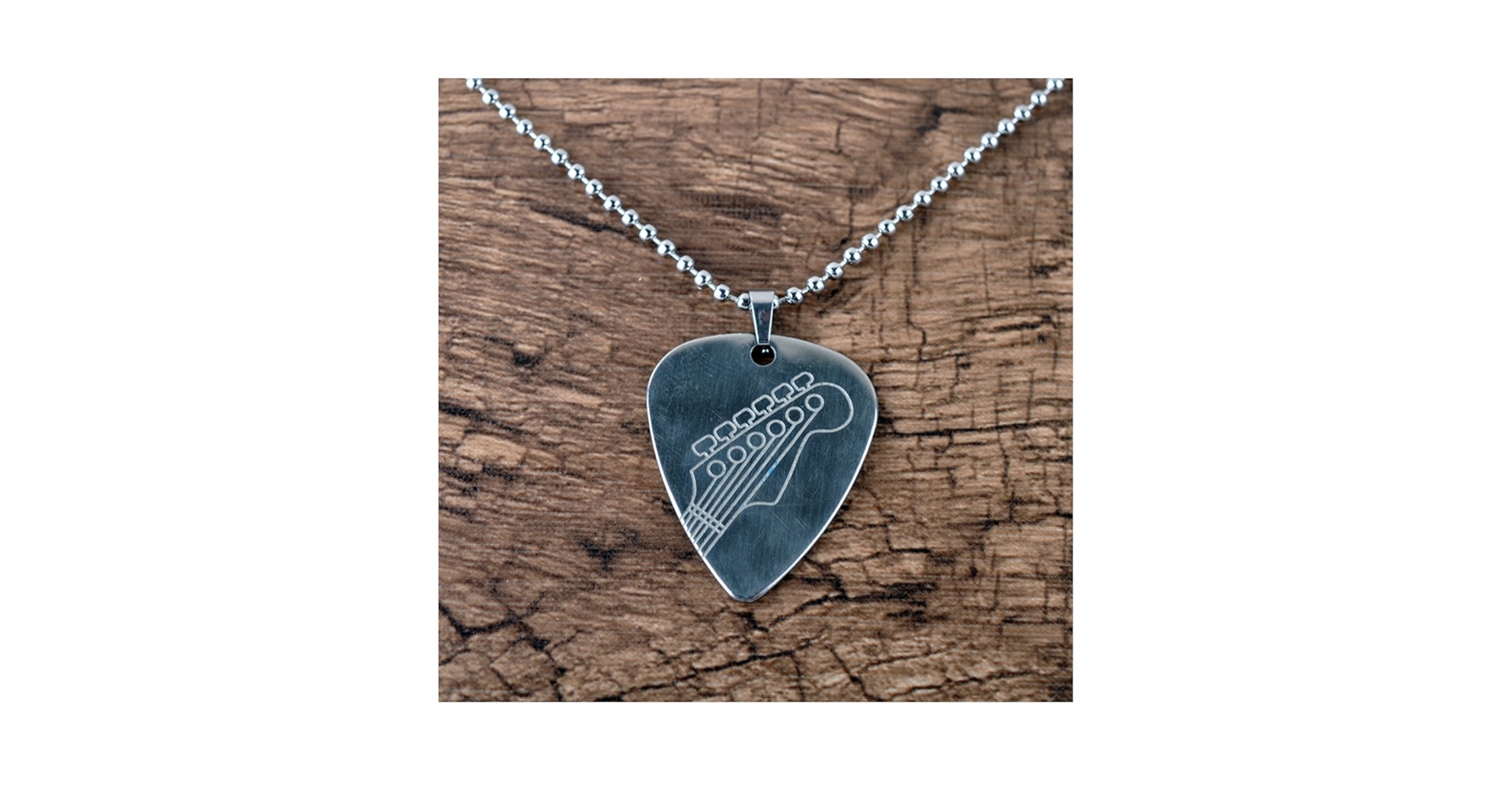 Amazon.com: Guitar Pick Necklace, Stainless Steel Guitar