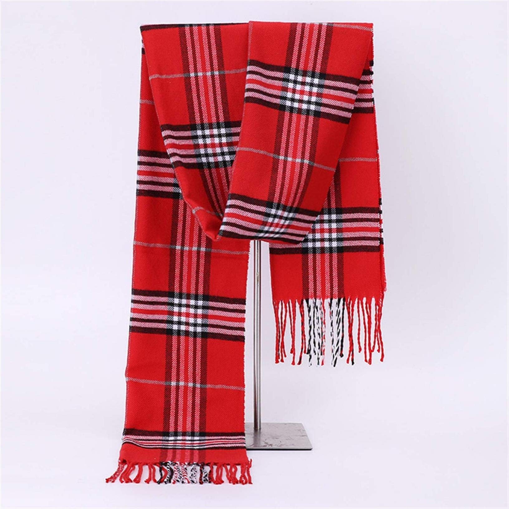Sciarpa Scozzese per Uomo Donna, Sciarpa E Avvolgere, Sciarpe Autunno Inverno Sciarpa Casual Moda, Accessori Caldi, F